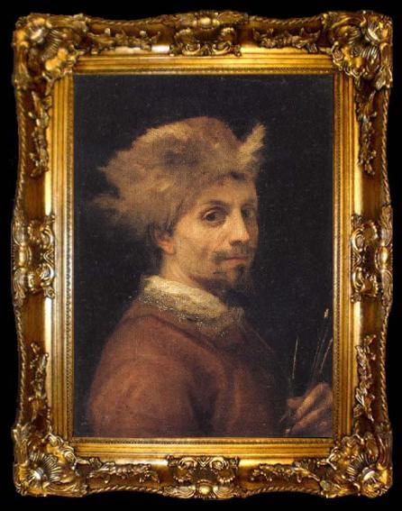 framed  Ludovico Cigoli Self-Portrait, ta009-2